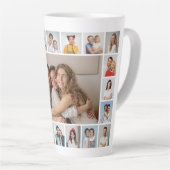 Créez votre propre mug à latte avec collage de 21 (Angle droit)