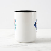 Créez Votre Propre Mug Café 15oz Deux Tons (Centre)