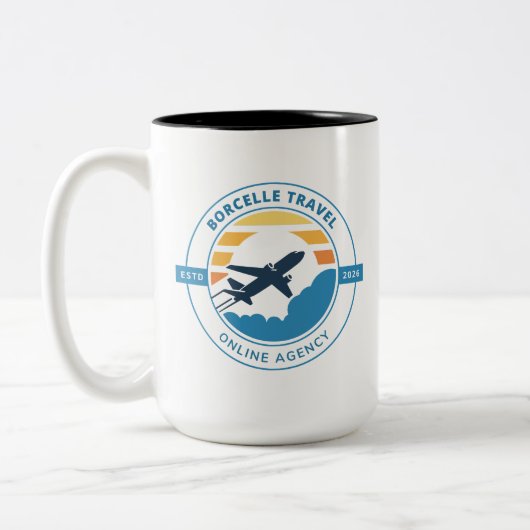 Créez Votre Propre Mug Café 15oz Deux Tons (Gauche)