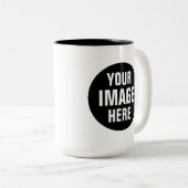 Créez Votre Propre Mug Café 15oz Deux Tons (Devant droit)
