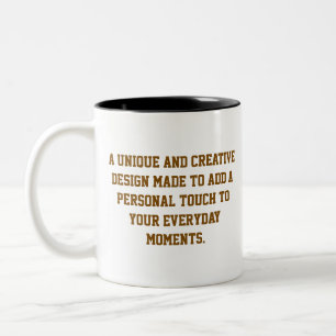 Créez Votre Propre Mug Café Bicolore 11oz