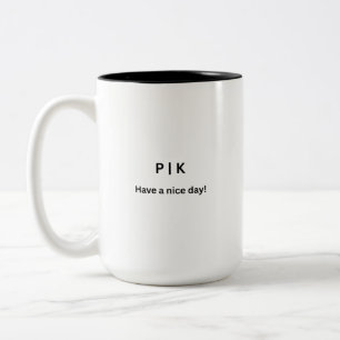 Créez Votre Propre Mug de Café Bicolore 15oz