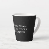 Créez votre propre Mug Latte Personnalisé (Angle droit)