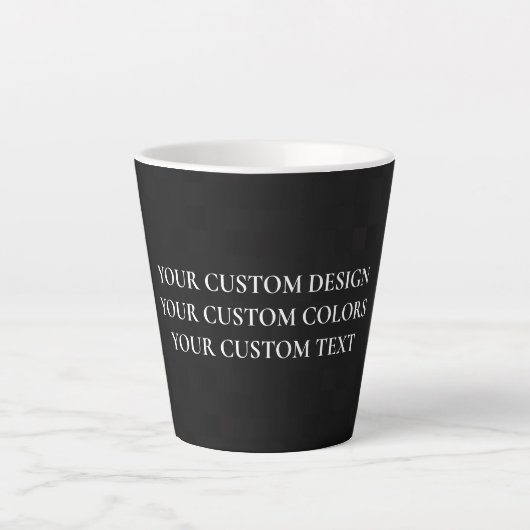 Créez votre propre Mug Latte Personnalisé (Devant)