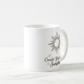 Créez Votre Propre Mug Soleil Bohème (Devant droit)