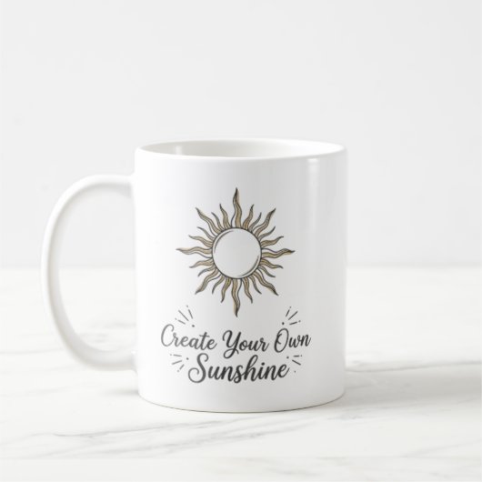 Créez Votre Propre Mug Soleil Bohème (Gauche)