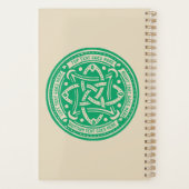 Créez votre propre noeud Celtique Shamrock Green I (Dos)