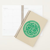 Créez votre propre noeud Celtique Shamrock Green I (Devant avec enveloppe)