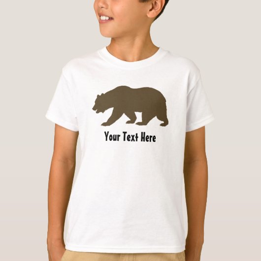 Créez votre propre nom d'ours drôle T-shirt (Devant)