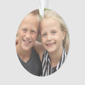 Créez votre propre ornement acrylique photo (devant)