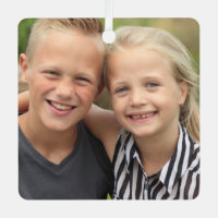 Créez votre propre ornement Carré en métal photo