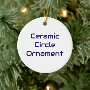 Créez Votre Propre Ornement de Cercle en Céramique