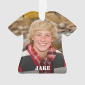 Créez votre propre ornement de Noël ou de Noël (devant)