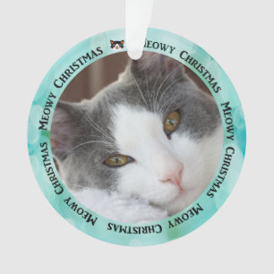 Créez votre propre ornement de photo de chat de
