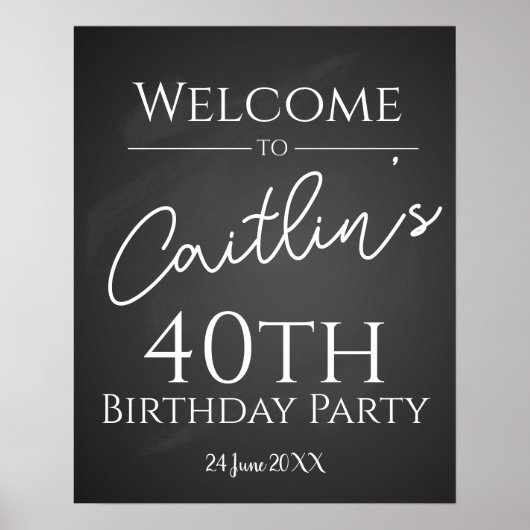 Créez votre propre panneau d'anniversaire tableau  (Devant)