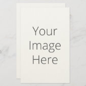 Créez votre propre papeterie de 5,5 po x 8,5 po (Devant / Derrière)