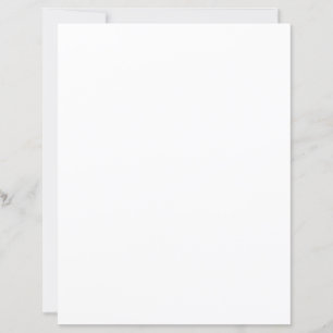 Créez votre propre papier à lettres blanc