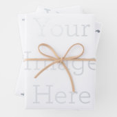 48,3 cm x 73,7 cm Feuilles de papier cadeau dorées, Semi-brillant, Argentée foil (En situation)