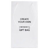 Créez votre propre petit sac de cadeau de mariage (Dos)