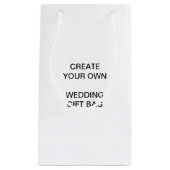 Créez votre propre petit sac de cadeau de mariage (Devant)