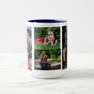 créez votre propre photo collage 2 moderne Mug