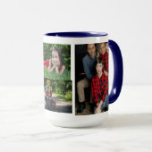 créez votre propre photo collage 2 moderne Mug (Devant droit)