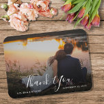 Créez votre propre photo de Mariage Merci<br><div class="desc">Créez votre propre aimant Mariage de Merci photo. Envoyez cette Carte de remerciements très personnelle à tous vos invités mariages. Ajoutez votre propre photo et texte,  vos noms et votre date.</div>