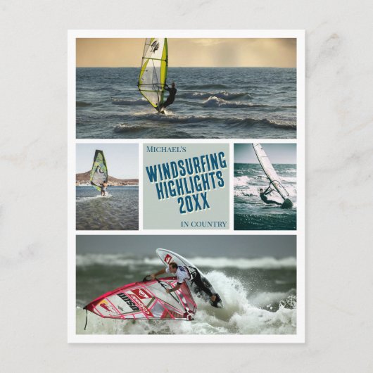Créez votre propre photo de planche à voile Carte  (Devant)