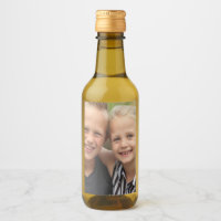 Créez votre propre photo étiquette de bouteilles d