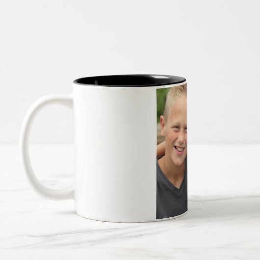 Créez votre propre photo Mug à deux tons (Gauche)