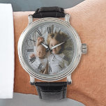 Créez votre propre photo personnalisée<br><div class="desc">Design d'horloge moderne moderne et décoratif élégant personnalisable avec votre photo, image ou logo personnalisé. Ajoutez votre photo, votre design ou votre oeuvre préférée pour créer quelque chose de vraiment unique. Pour modifier ce modèle de conception, cliquez sur le bouton "Modifier" et téléchargez votre propre image comme indiqué ci-dessus. Offrez-vous...</div>