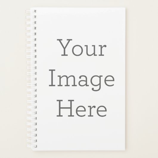 Petite (14 cm x 21,6 cm), Couverture rigide Couverture, Blanche Planificateur en spirale (Devant)