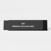 Créez Votre Propre Plaque De Bureau (Devant)