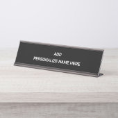 Créez Votre Propre Plaque De Bureau (Devant)