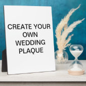 Créez votre propre plaque de mariage (Côté)