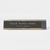 Créez votre propre plaque de nom de bureau (Devant)