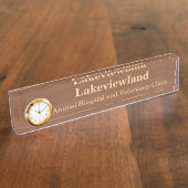 Créez votre propre plaque signalétique en bois de (Taille)