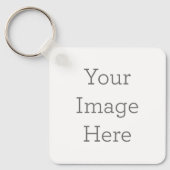 Créez votre propre porte-clés carré en métal (Recto)