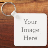 Créez votre propre porte-clés carré en métal (Recto)