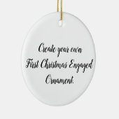 Créez votre propre premier ornement de Noël engagé (Droite)