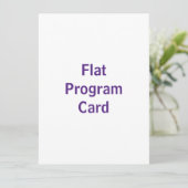 Créez votre propre programme plat 5,5" x 7,5" (Debout devant)