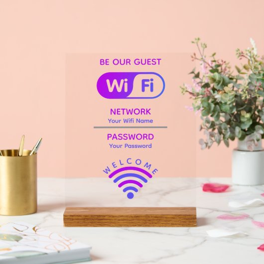 Créez votre propre réseau Wifi personnalisé et vot (Mariage)
