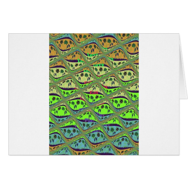 Créez votre propre rétro amusant Lovely Floral Isl (Devant horizontal)