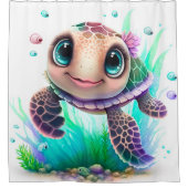 Créez Votre Propre Rideau De Douche Avec Une Tortu (Devant)