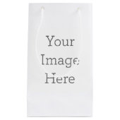 Sac-cadeau personnalisé Petit, finition Brillante (Devant)