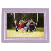 Créez votre propre sac cadeau de lavande de Noël ! (Devant)