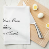 Créez votre propre serviette de cuisine l'épousant (Quart Plié)