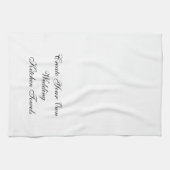 Créez votre propre serviette de cuisine l'épousant (Horizontal)