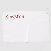 Créez Votre Propre Serviette de Golf (Horizontal)