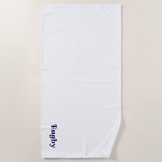 Créez Votre Propre Serviette de Plage (Devant)